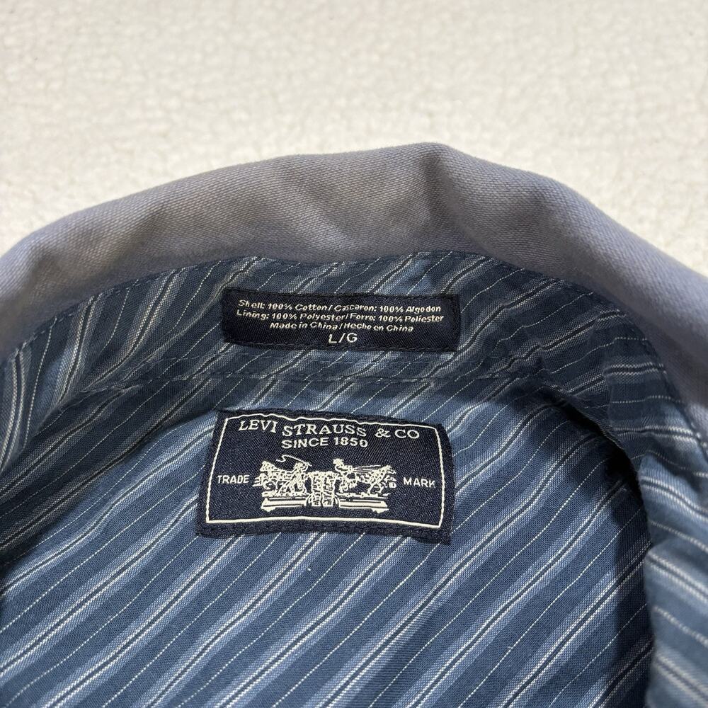 Vintage Levi Strauss Shirt Jacket Mens Large Shacket‎ Chamois Flannel Cotton - Picture 5 of 9